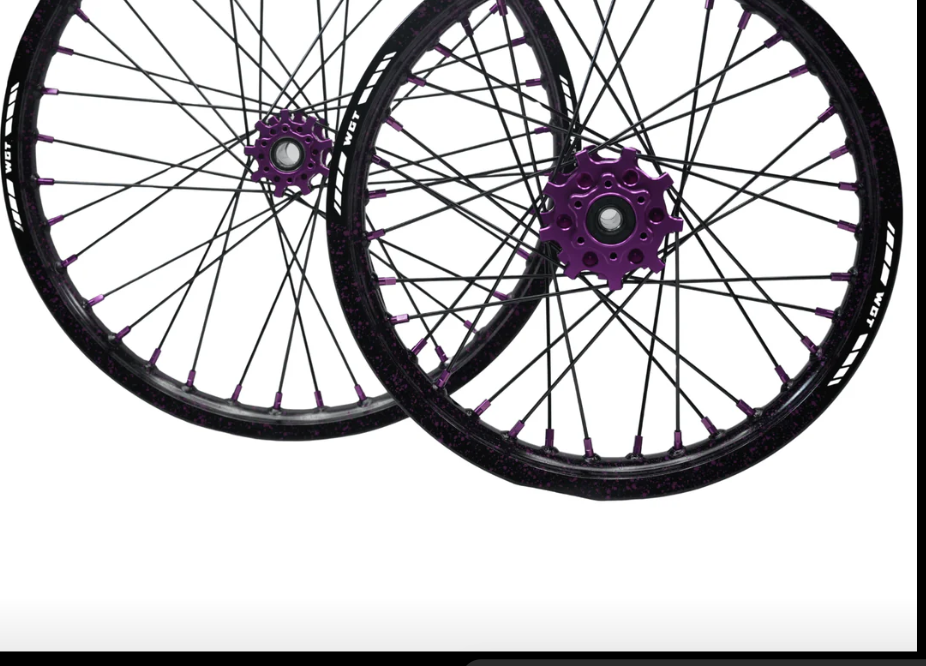 WGT Splattered V2 19x16 Wheel Set