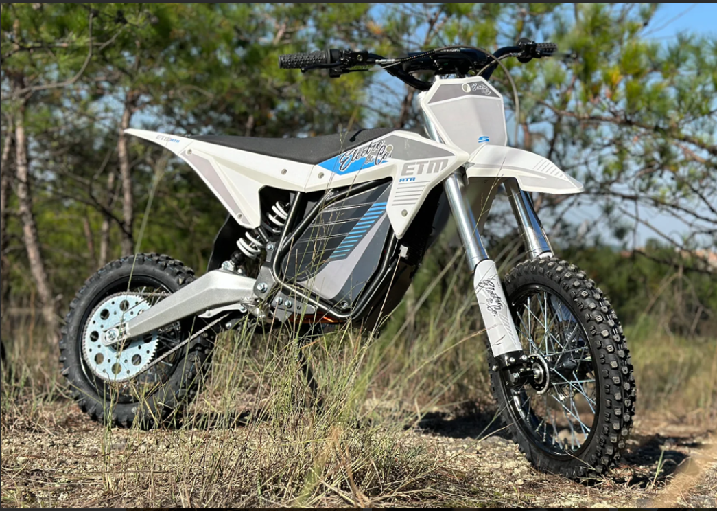 ETM RTR Electric Dirt bike 72V 8KW White