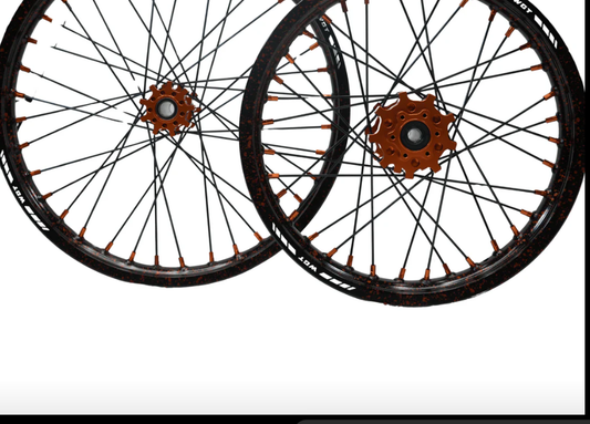 WGT Splattered V2 19x16 Wheel Set
