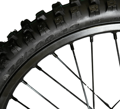 AL XE Pro 19" Front Wheel and Dirt Tires (Arctic Leopard XE Pro OEM)