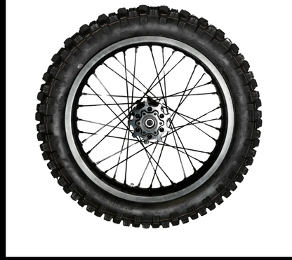 AL XE Pro 16" Rear Wheel and Dirt Tires (Arctic Leopard XE Pro OEM)