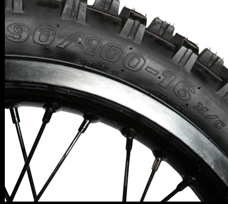 AL XE Pro 16" Rear Wheel and Dirt Tires (Arctic Leopard XE Pro OEM)